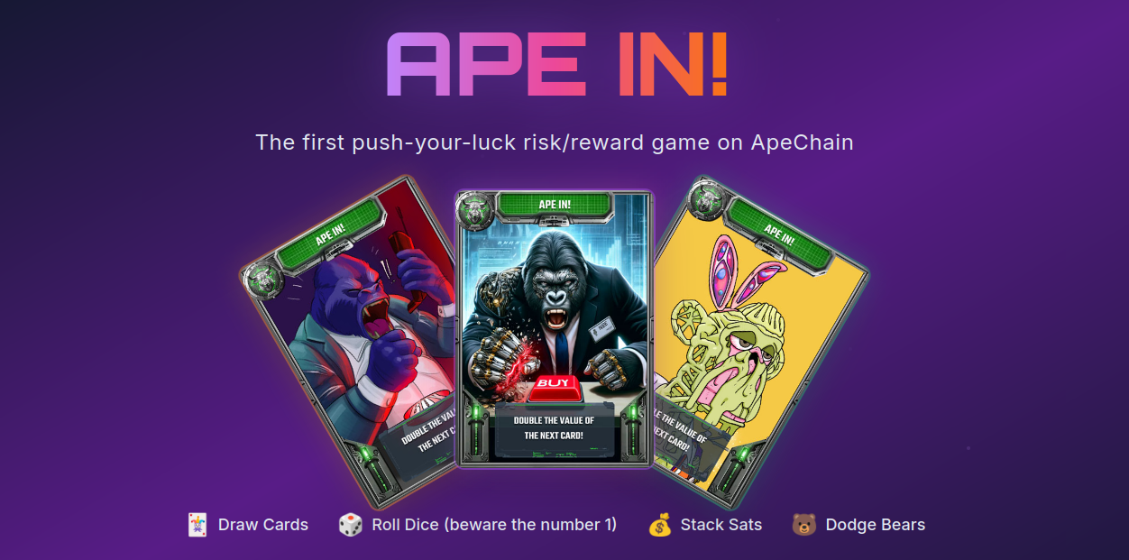 Ape In! banner